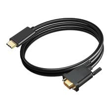 Image of 1M USB C Type C to VGA Cable, 1080P Resolution 10Gbps Plug and Play for MacBook