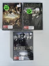 Image of Deadwood Complete Seasons 1-3 Brand New Sealed Series DVD Region 4 HBO