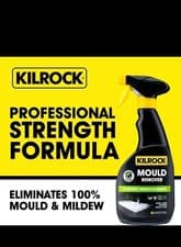 Image of Mould and Mildew Remover Killer Spray Professional Strength Black Kilrock 500ml
