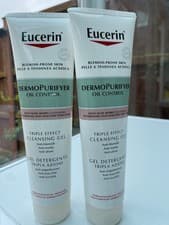 Image of Eucerin Dermopurifyer oil control 2 X 150ml triple effect cleansing gel