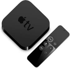 Image of Apple TV 4K 1st Gen 64GB with Remote A1842 - 4K HDR Dolby Surround Black