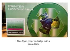 Image of 3 Compatible Toner Cartridges for Dell 3110, 3115 Black, Magenta & Cyan