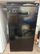 Image of Swan SDW7060B Slim Line Black Dishwasher 10 Settings