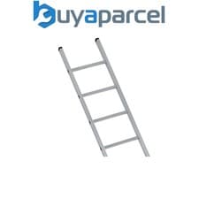 Image of Zarges 41552 Industrial Single Aluminium Ladder with Stabiliser Bar 3.61m 12 Run