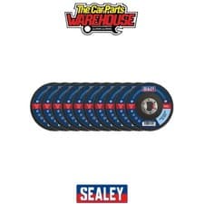 Image of Sealey FD1156010 115mm Zirconium Flap Discs 60Grit 22mm Bore - Pack of 10