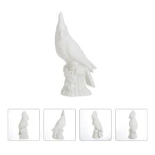 Image of Parrot Statue Desktop Decoration Crafts Parrots Home Porcelain Bird