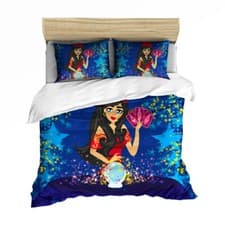 Image of 3D Print Tarot Card Bedding Set 3PCS Duvet Pillowcase Quilt Cover All Size T1