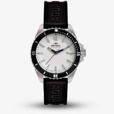Image of Rotary Mens Black Rubber Strap Watch AGS00293/06