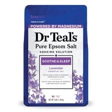 Image of Dr Teal's Epsom Salt Soaking Solution, Soothe & Sleep, Lavender, 3lbs