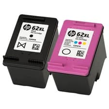 Image of HP 62XL Black & Colour Refilled Ink Cartridges Compatible with HP 62 HP62xl XL