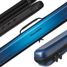 Image of Powerglide Svartur Blue Fade 2 Piece Snooker / Pool Cue Case - Free P&P