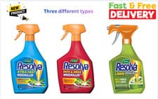 Image of Resolva Weedkiller 1L Ready To Use Extra Fast Spray for Lawn, Path & Drive