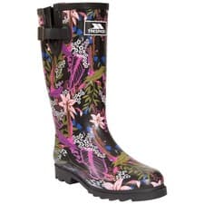 Image of Trespass Womens/Ladies Elena Floral Wellington Boots TP5580