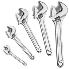 Image of Adjustable Spanner Wrench Tool Heavy Duty Forged Steel 6" 8" 10" 12" 15" 18" 24