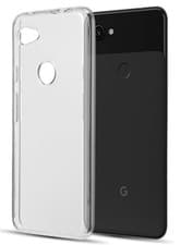 Image of Transparent Clear Flex Gel TPU Skin Case Slim Cover for Google Pixel 3a XL 2019