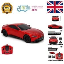 Image of Official Aston Martin Vantage Remote Control Car - 1:24 Scale Red Beauty