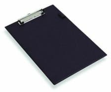 Image of BLACK A4 FOOLSCAP CLIPBOARD PVC CLIP BOARD Pen Holder Filing PVC FREE Delivery