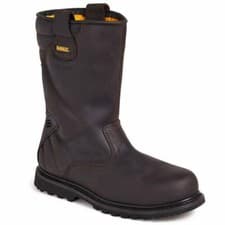 Image of Dewalt BROWN Welted Rigger Boot- Safety Boots Steel Toe Cap & Midsole Leather