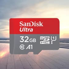 Image of SanDisk Ultra 32GB MicroSDHC Memory Card + Adapter UHS-I 100MB/s Class 10