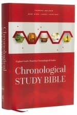 Image of NKJV, Chronological Study Bible, Hardcover, Comfort Print by Thomas Nelson