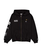 Image of McLaren Racing Graphic Black Full Zip Oversized Hoodie