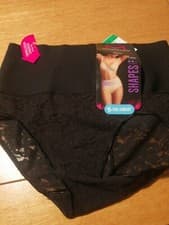 Image of Maidenform Cool Comfort Tummy Shaping Briefs Black Size L BNWT