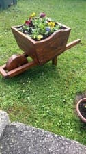 Image of Wheelbarrow Garden Planters...