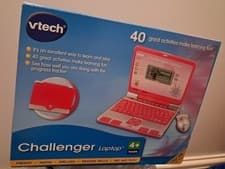 Image of VTECH CHALLENGER LAPTOP PINK NEW IN ORIGINAL PACKAGING BOXED