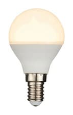 Image of Light Bulb White 5w LED Golf Ball 3000K Opal Non Dimmable E14 470lm Saxby 90968