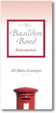Image of Basildon Bond P4TO 89 x 187 mm Peel and Seal Envelope - White (Pack of 20),1000