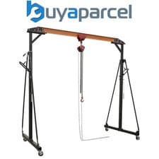 Image of Sealey SG500KIT Portable Lifting Adjustable Gantry Crane 0.5 Tonne & Hoist Combo