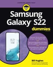 Image of Samsung Galaxy S22 For Dummies - Paperback / softback NEW Hughes, Bill 10/06/202