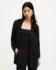 Image of NEW with Tags Allsaints Aleida Jersey Blazer Size 6