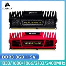 Image of CORSAIR Vengeance 8 GB DDR3 2400 MHz 2133 1866 1600 1333 DIMM Desktop Ram 240Pin