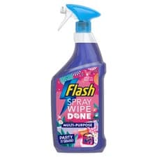 Image of Flash Wipe Done Multi-Surface Cleaning Spray 800ml - Party In Bloom
