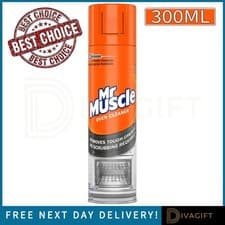 Image of MR MUSCLE OVEN CLEANER 300ML HEAVY DUTY OVEN CLEANER DEGREASER FOR BURNT GREASE
