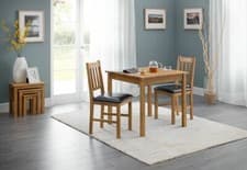 Image of Julian Bowen Coxmoor Oiled Oak Square Dining Table