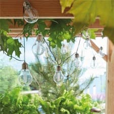 Image of Luxform Lighting Corfu Solar String Light with 15 LEDs