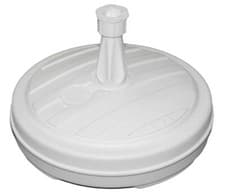 Image of Round Parasol Base Plastic Garden Patio Umbrella Beach Sun Shade Stand