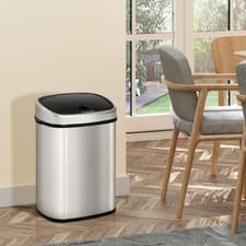 Image of Sensor Dustbin Touchless Trash Can Automatic Garbage Bin Stainless Steel
