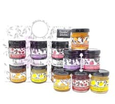 Image of Selection of Breakfast & Afternoon Tea Jam Preserve Gift Pack Strawberry, Bl...