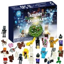 Image of Minecraft Figure 24 Days Countdown Advent Calendar 2025 Surprise Gift
