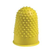 Image of Q-Connect Thimblettes Size 2 Yellow (Pack of 12) KF21510
