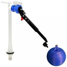 Image of Fluidmaster 9.5" Toilet Cistern Bottom Inlet Fill Valve & FLOAT (B706A/Float)