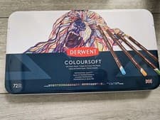 Image of Derwent Coloursoft Set of 72 Pencils Never Used