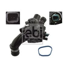 Image of Thermostat With Housing Seal And Temperature Switch Febi Bilstein - 103197