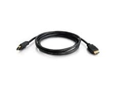 Image of C2G 1.5m Black High Speed HDMI With Ethernet Cable (HDMI Type A Standard)