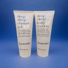 Image of THIS WORKS Deep Sleep Shower Gel & Body Cocoon 2 X 100ml New Sealed