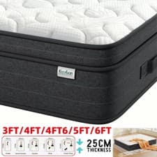 Image of Memory Foam Matress Luxury Sprung Mattress 3ft Single 4ft6 Double 5ft King 6ft!!
