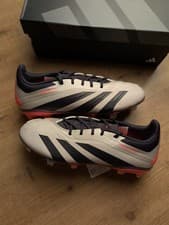 Image of Adidas Predator Elite FG Football Boots Kids ‘Black Carbon’ - Size UK 11K